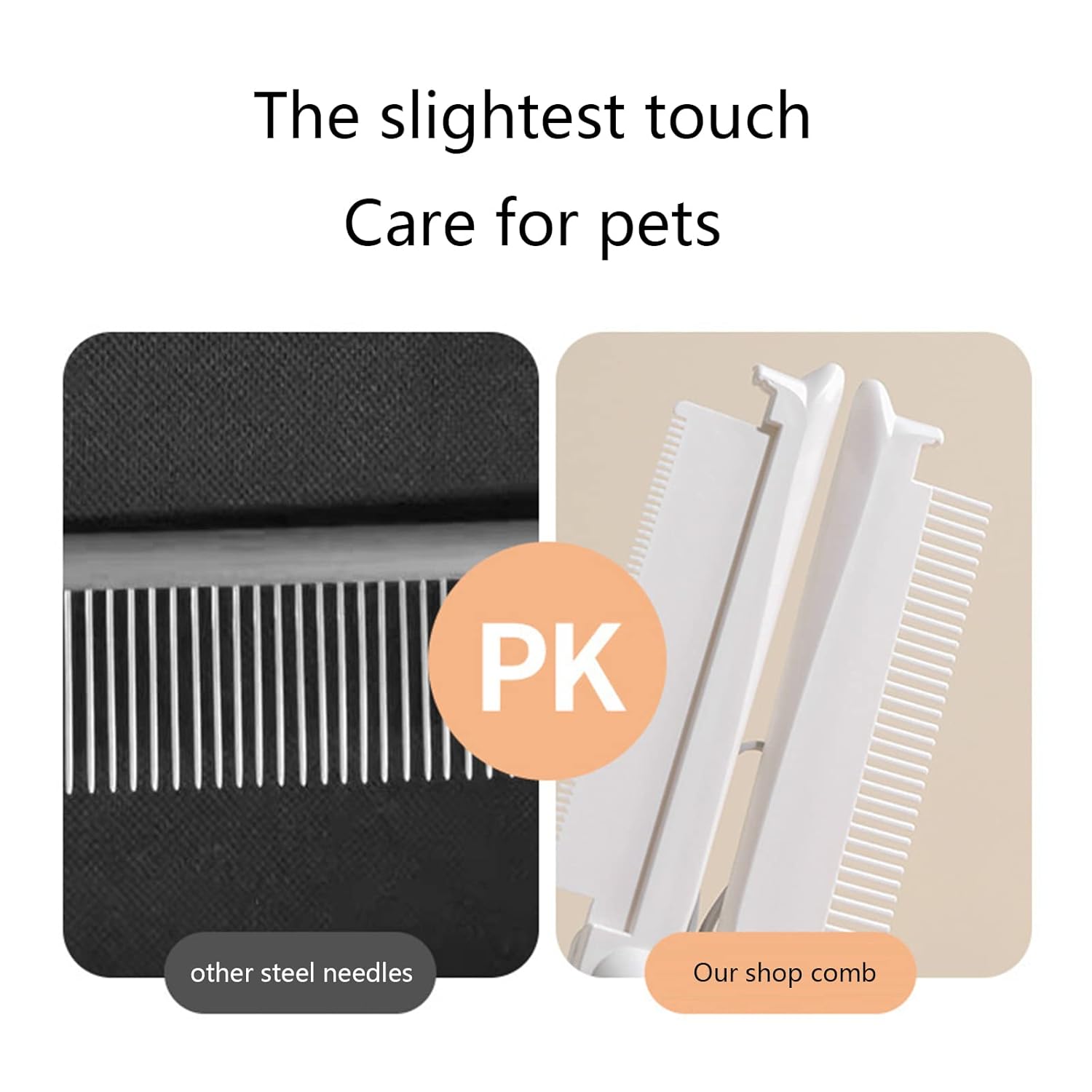 Dog Combs For Cat Comb With Rounded And Smooth Ends Teeth Professional Grooming Tool Lint Brush For Clothes | Luxury Home Accessories | Heulog Glow