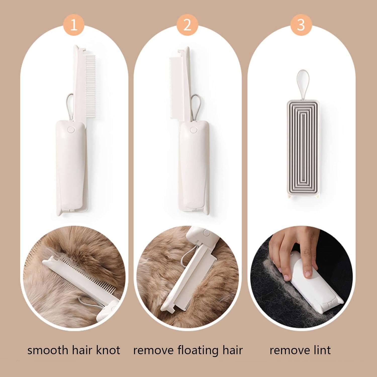 Dog Combs For Cat Comb With Rounded And Smooth Ends Teeth Professional Grooming Tool Lint Brush For Clothes | Luxury Home Accessories | Heulog Glow