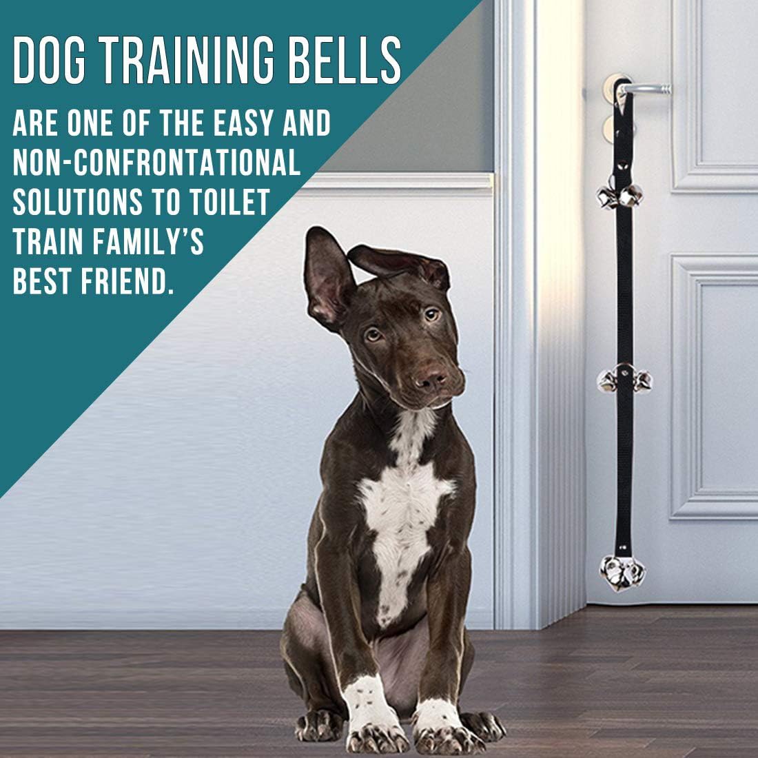 Dog Doorbell Premium Training Potty Premium Dog Bell Adjustable Doorbell Dog Bell Potty For Easy Training Of Your Puppy 7 Extra Large Louder 1.4 Doorbells | Luxury Home Accessories | Heulog Glow