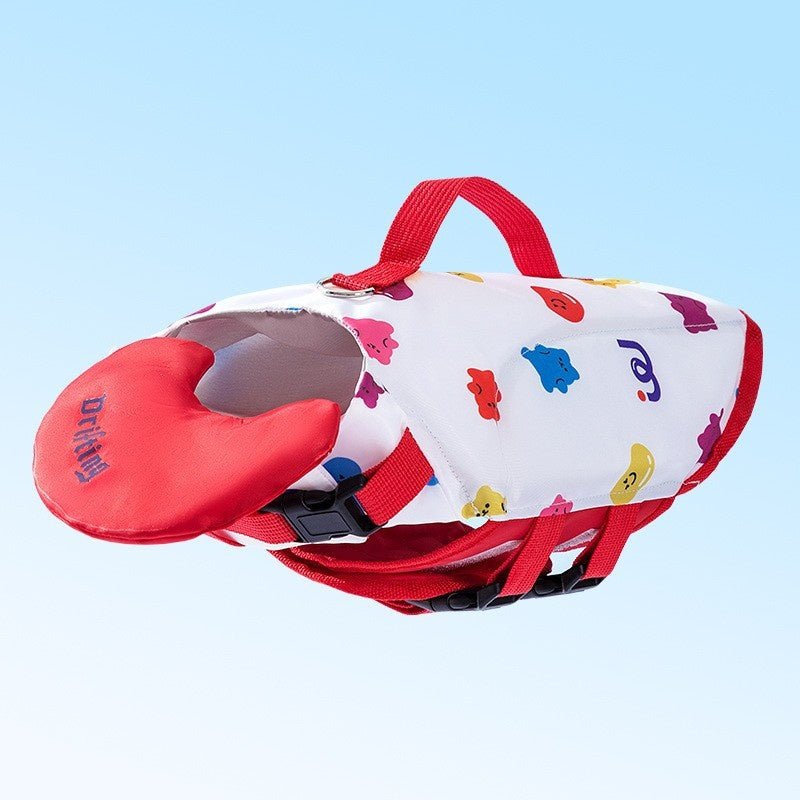 Dog For Swimming Only Cartoon Full Printed Cute Small Animal Traction Pet Life Vest | Luxury Home Accessories | Heulog Glow