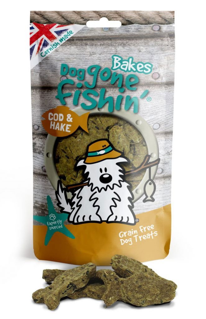 Dog Gone Fishin' Cod And Hake Bakes 75g | Luxury Home Accessories | Heulog Glow