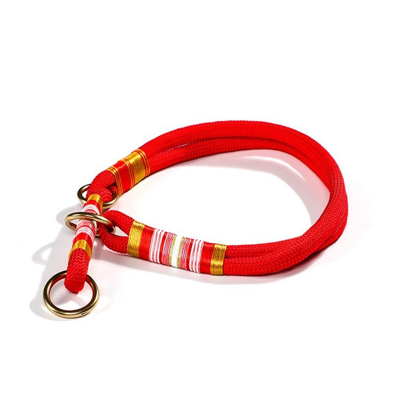 Dog Hand Holding Rope Anti Breaking Loose Collar | Luxury Home Accessories | Heulog Glow