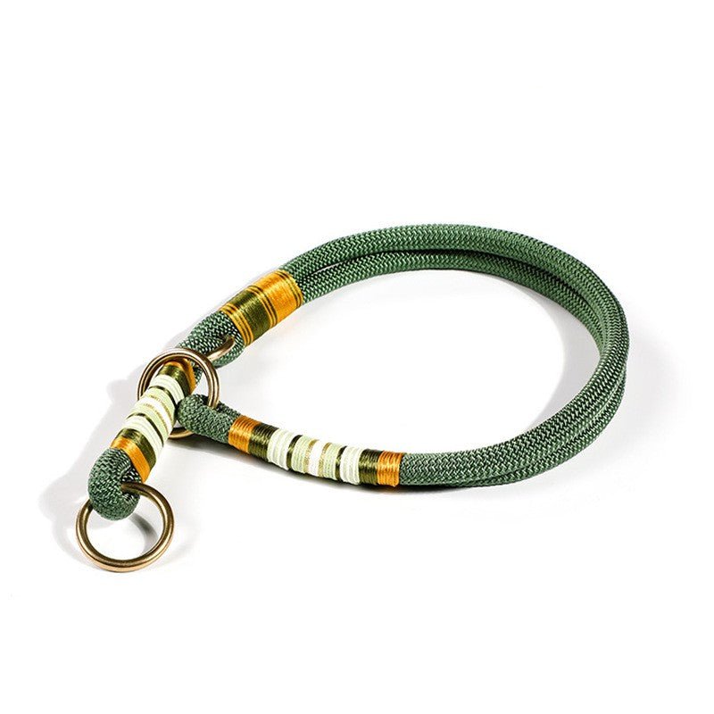 Dog Hand Holding Rope Anti Breaking Loose Collar | Luxury Home Accessories | Heulog Glow