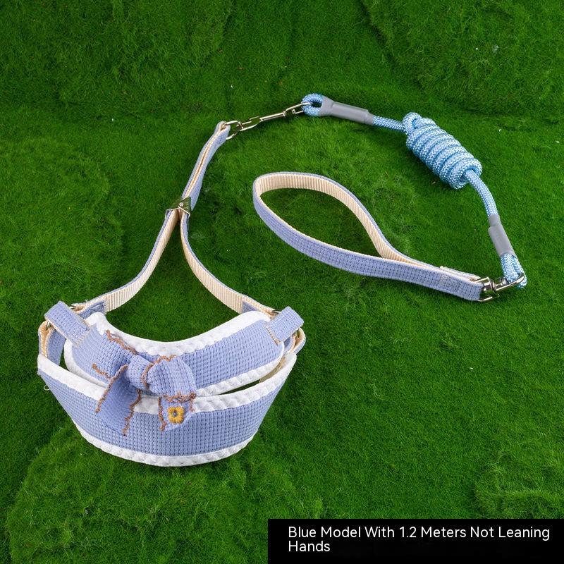 Dog Hand Holding Rope Vest Chest And Back | Luxury Home Accessories | Heulog Glow