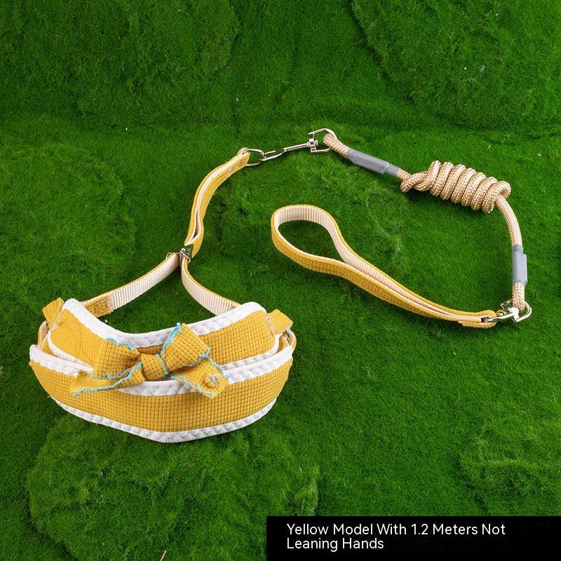 Dog Hand Holding Rope Vest Chest And Back | Luxury Home Accessories | Heulog Glow