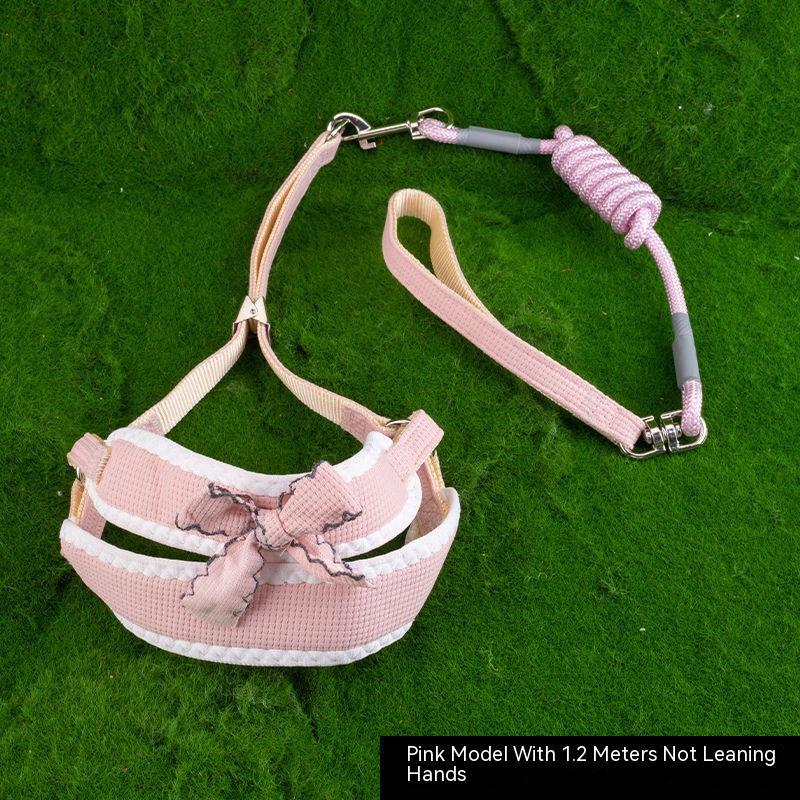 Dog Hand Holding Rope Vest Chest And Back | Luxury Home Accessories | Heulog Glow