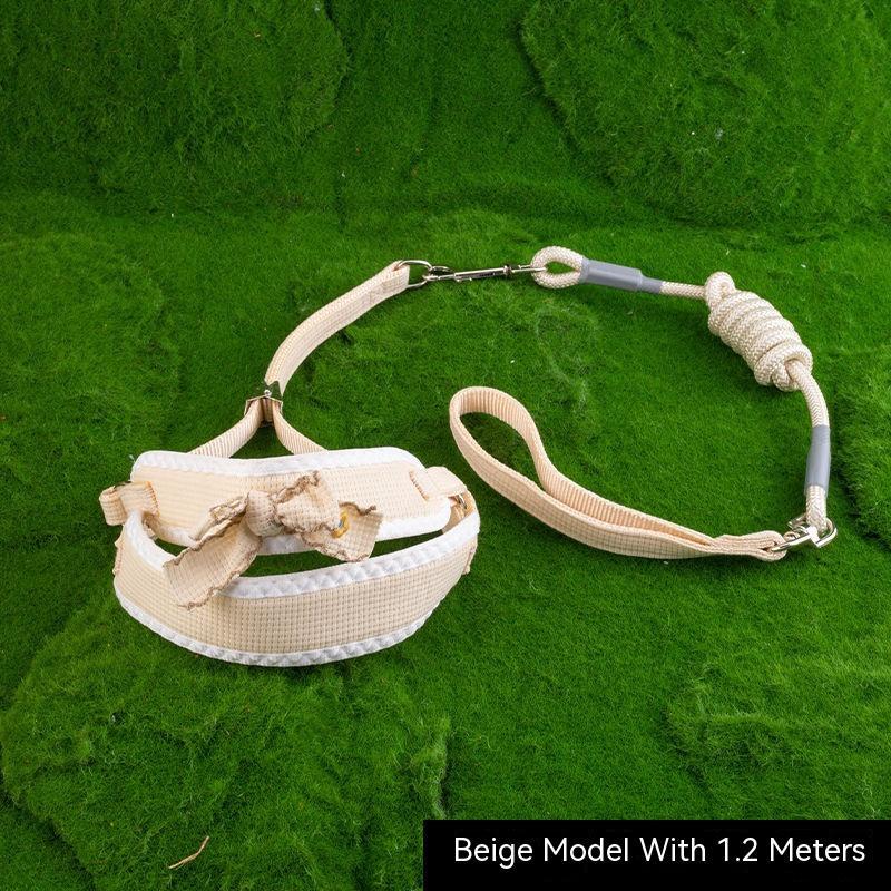 Dog Hand Holding Rope Vest Chest And Back | Luxury Home Accessories | Heulog Glow