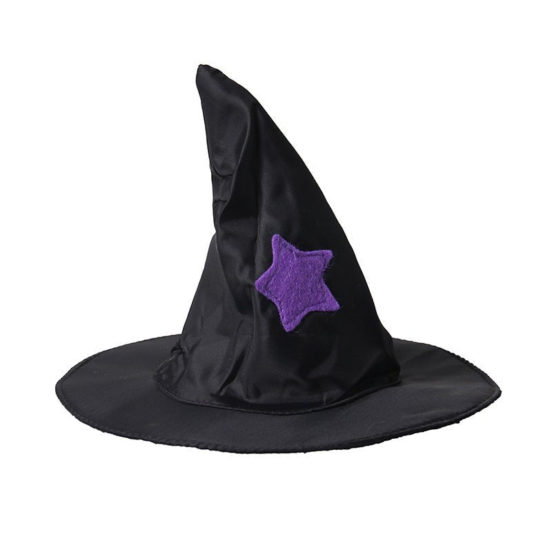 Dog Hat Dress Up Cool Cat Hat Black Purple Star Teddy Magic Wizard Hat | Luxury Home Accessories | Heulog Glow