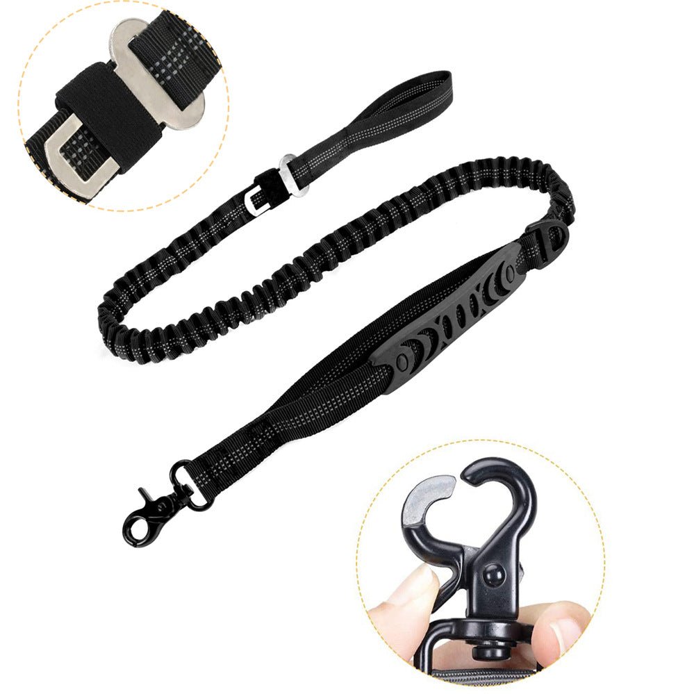 Dog Leash, Dog Leash For Large Dogs, Multifunctional Dog Leashes For Medium Dogs, Adjustable Dog Leash With Car Seatbelt, 4-6 FT Strong Bungee Dog Leash | Luxury Home Accessories | Heulog Glow