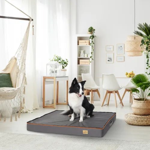Dog Pet Bed Large Padded Orthopedic Dog Bed Foam Cushion Pets Pillow Bed with Washable Cover | Luxury Home Accessories | Heulog Glow