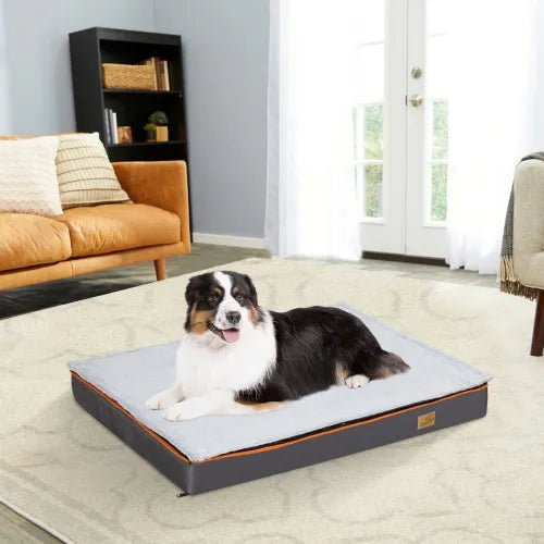Dog Pet Bed Large Padded Orthopedic Dog Bed Foam Cushion Pets Pillow Bed with Washable Cover | Luxury Home Accessories | Heulog Glow