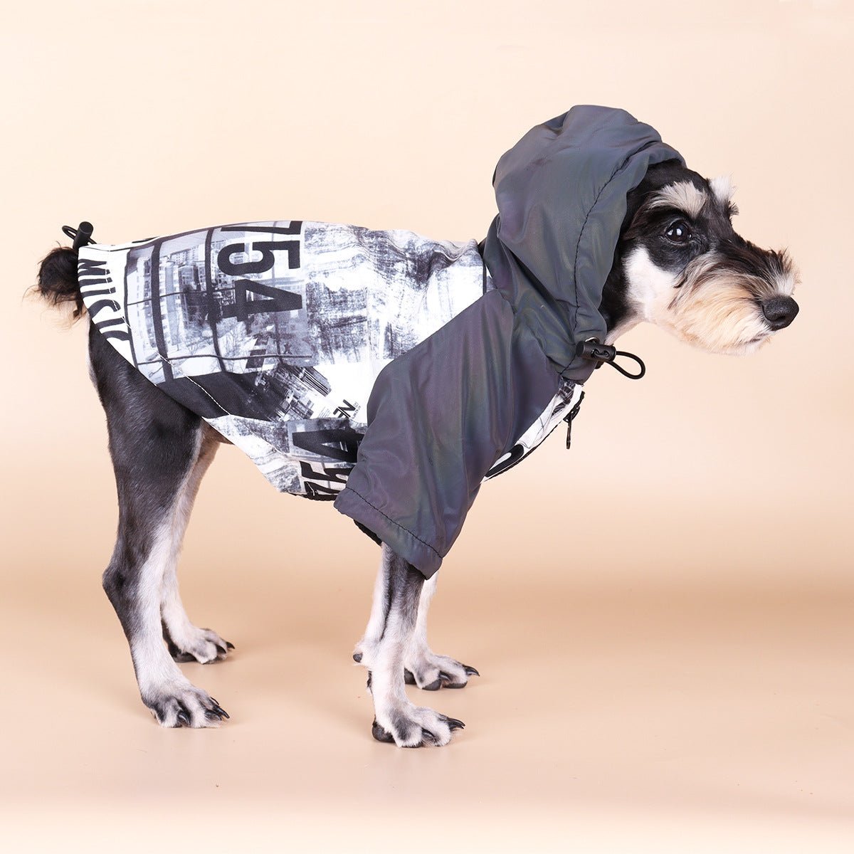 Dog Poker Jacket Reflective Raincoat Pet Cotton | Luxury Home Accessories | Heulog Glow