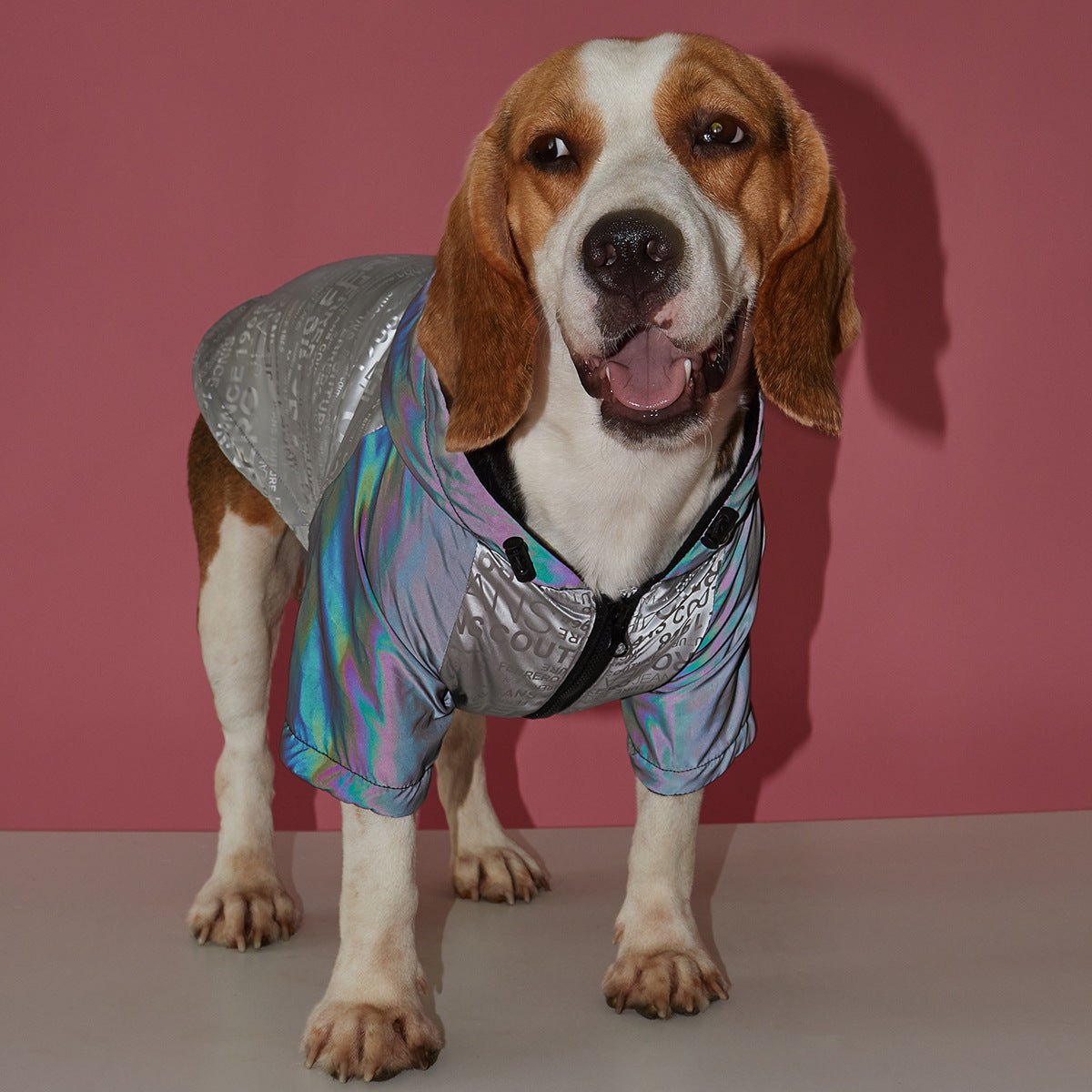 Dog Poker Jacket Reflective Raincoat Pet Cotton | Luxury Home Accessories | Heulog Glow