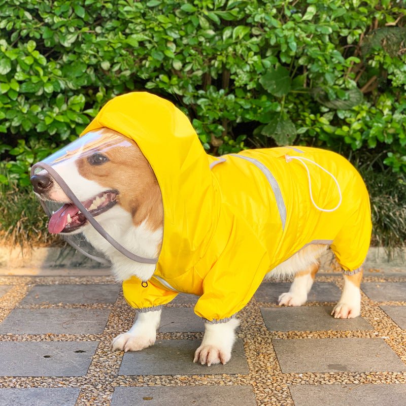 Dog Raincoat Four Legged Waterproof Pet Clothing | Luxury Home Accessories | Heulog Glow