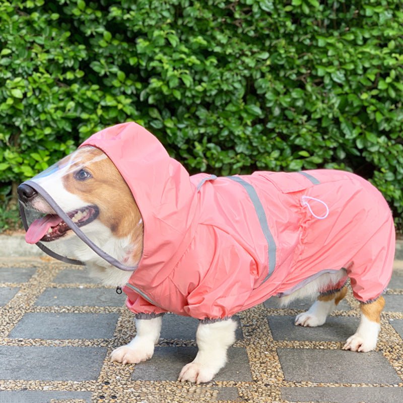 Dog Raincoat Four Legged Waterproof Pet Clothing | Luxury Home Accessories | Heulog Glow