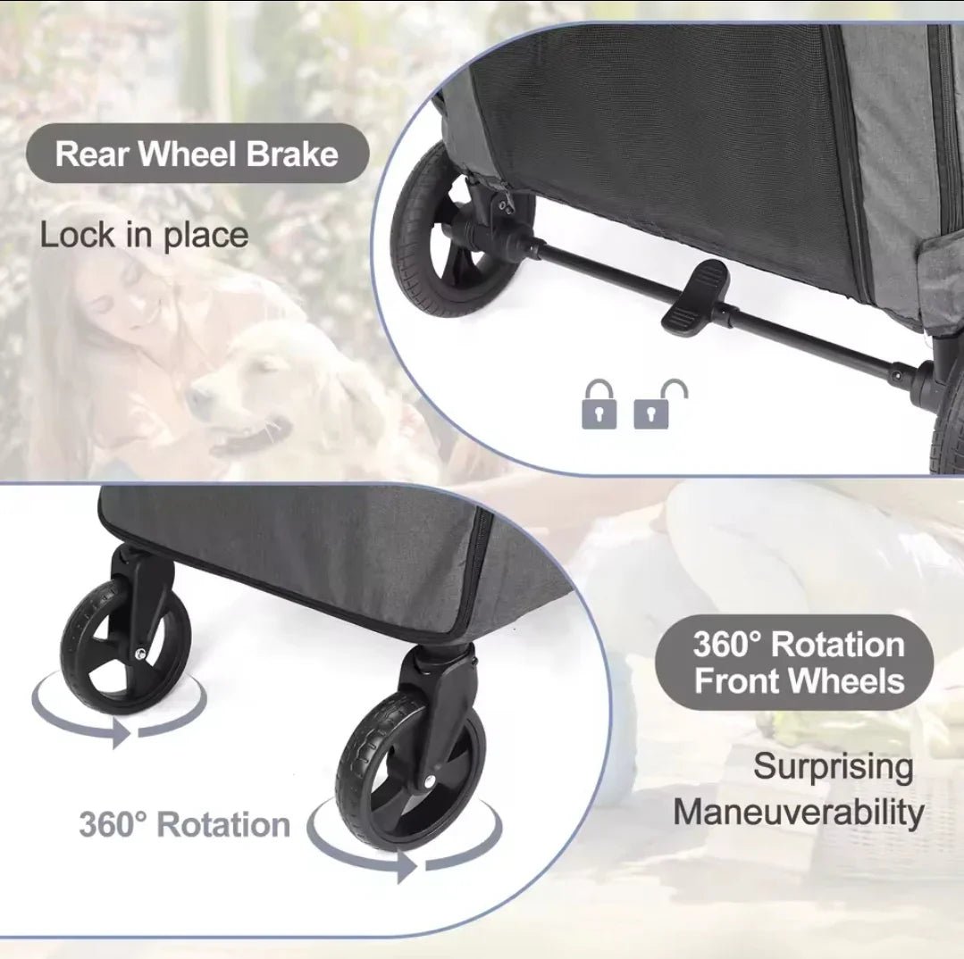 Dog Shack UK! Pushchair Stroller Extra Large | Luxury Home Accessories | Heulog Glow