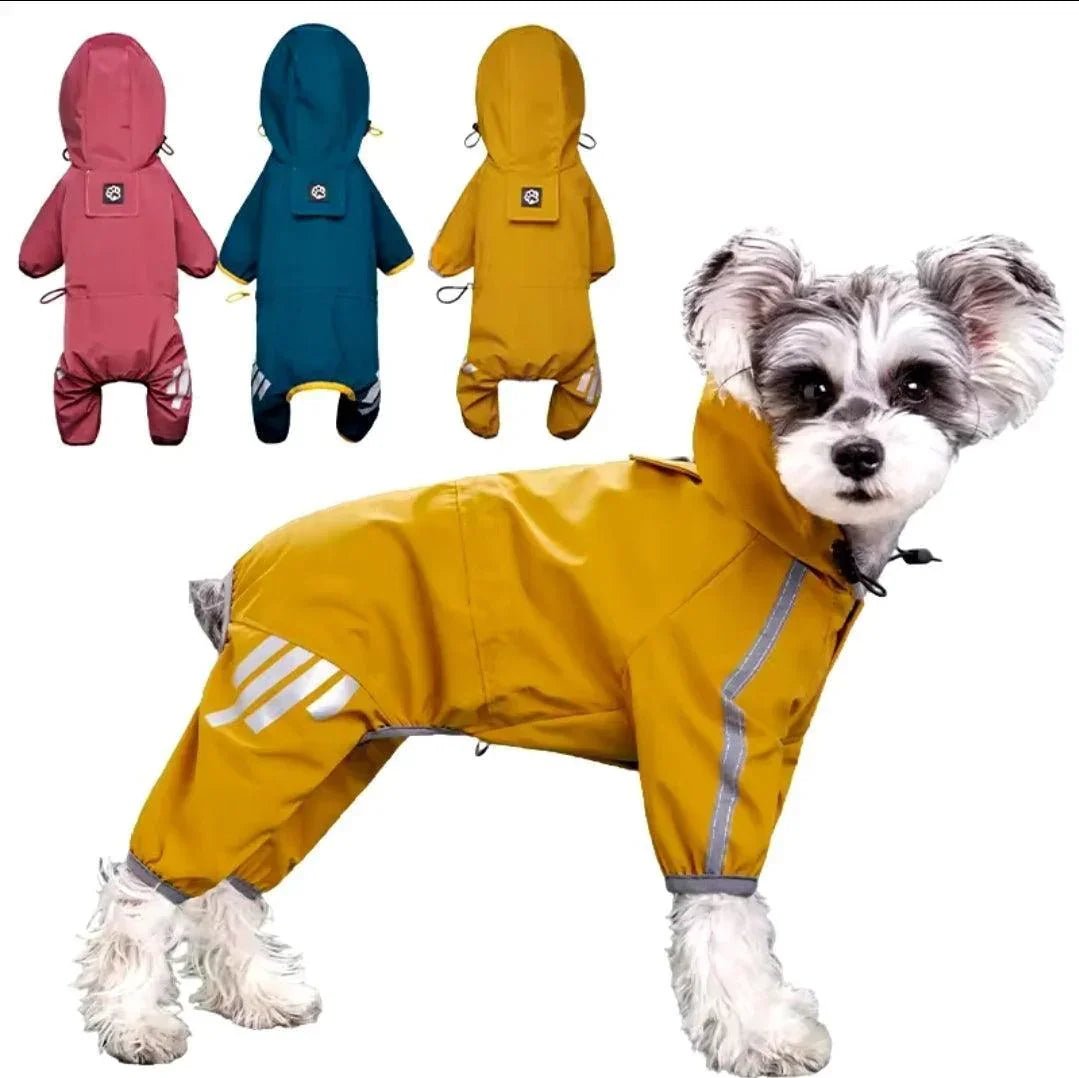 Dog Sports Rain Coat - with hood | Luxury Home Accessories | Heulog Glow