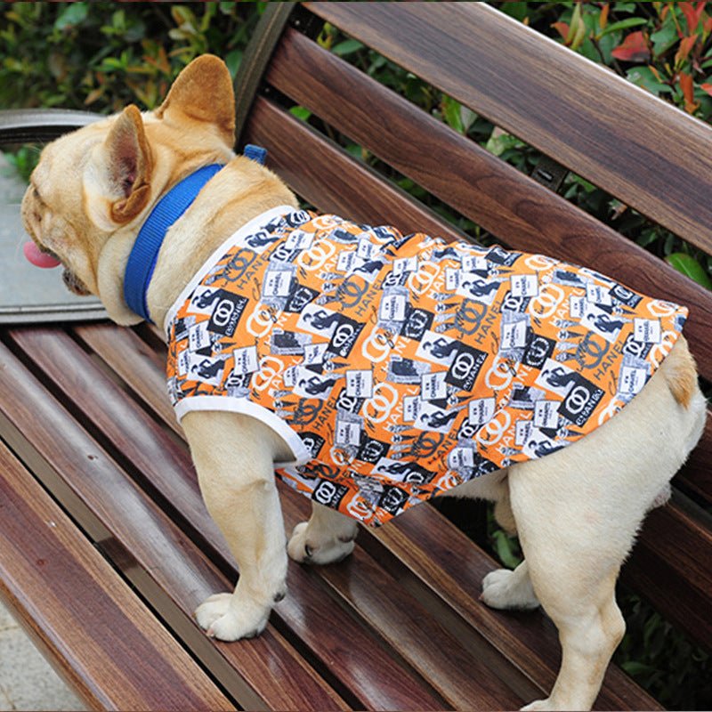 Dog Summer Printed Vest Clothes | Luxury Home Accessories | Heulog Glow