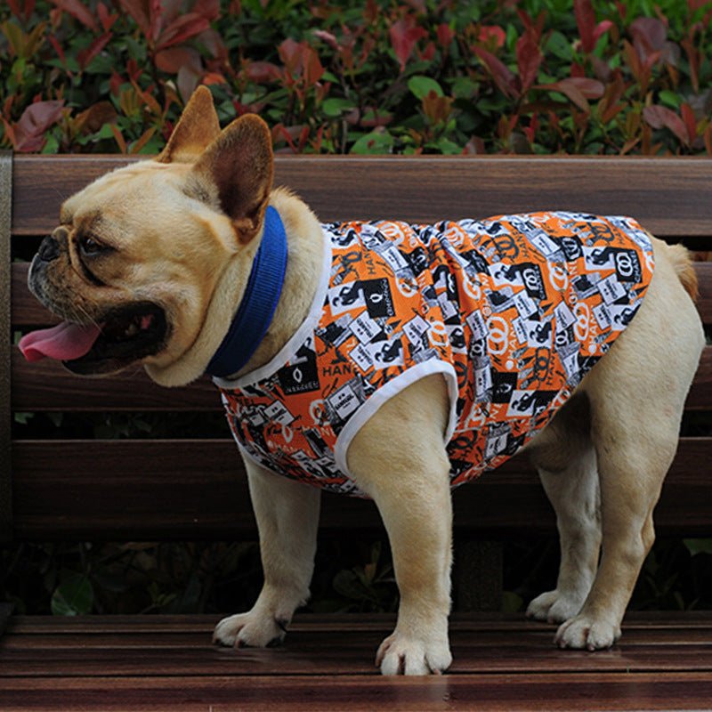 Dog Summer Printed Vest Clothes | Luxury Home Accessories | Heulog Glow