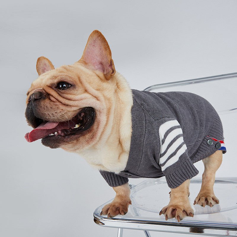 Dog Sweater Warm Knit Sweater Pet Clothing Small And Medium-sized Dog Two-legged Clothes | Luxury Home Accessories | Heulog Glow