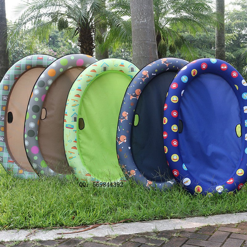 Dog Swimming Pool Inflatable Hammock Pets Pool Floating Bed Spring Summer Swimming Ring | Luxury Home Accessories | Heulog Glow