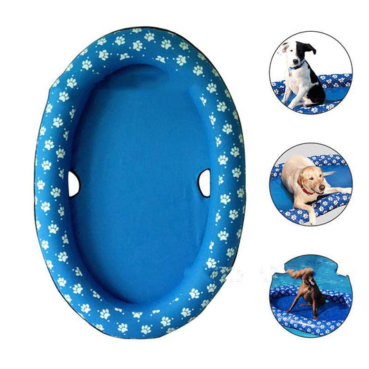 Dog Swimming Pool Inflatable Hammock Pets Pool Floating Bed Spring Summer Swimming Ring | Luxury Home Accessories | Heulog Glow