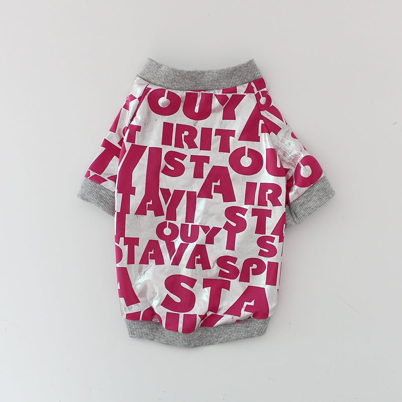 Dog Tide Brand T-shirt Letter Spring And Summer Europe And The United States | Luxury Home Accessories | Heulog Glow