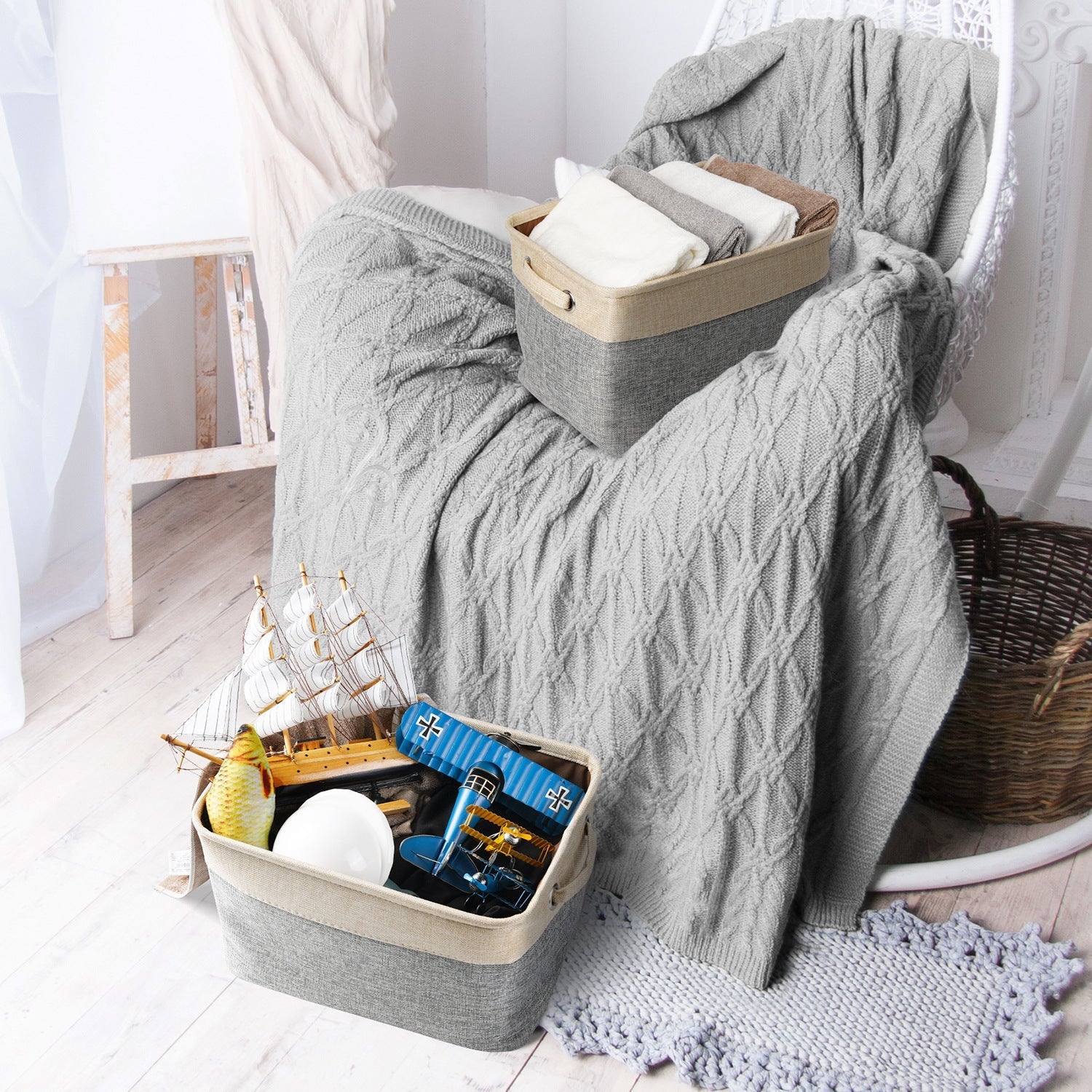 Dog Toy Basket | Luxury Home Accessories | Heulog Glow
