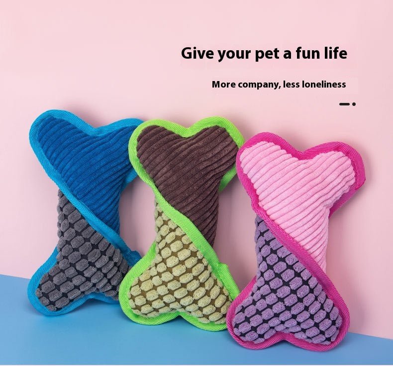 Dog Voice Plush Toy Bone Grinding Teeth | Luxury Home Accessories | Heulog Glow