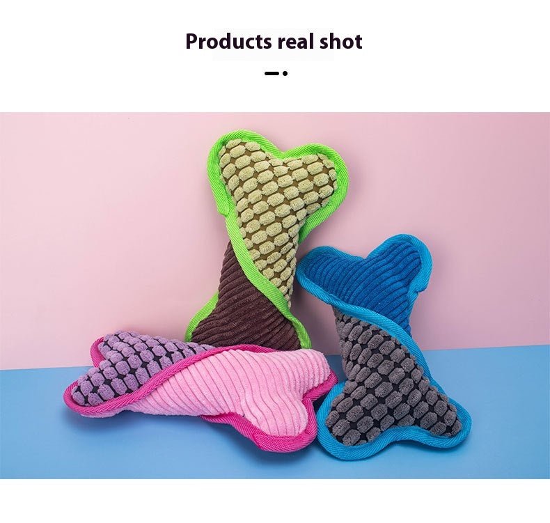 Dog Voice Plush Toy Bone Grinding Teeth | Luxury Home Accessories | Heulog Glow