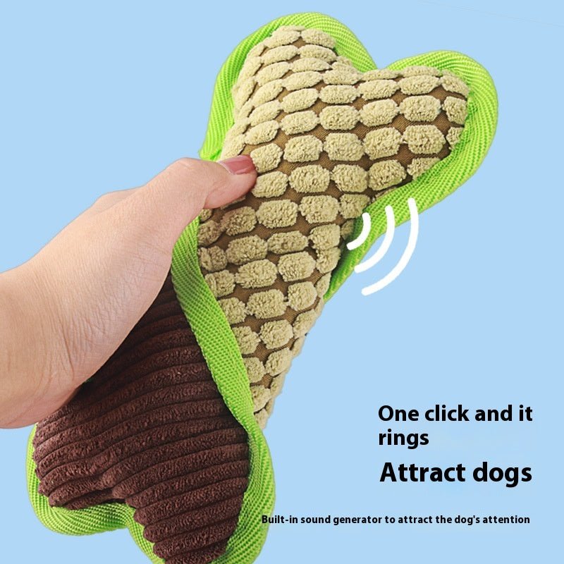 Dog Voice Plush Toy Bone Grinding Teeth | Luxury Home Accessories | Heulog Glow