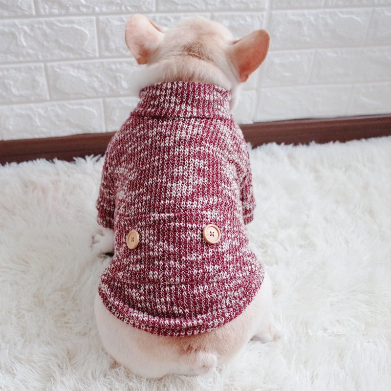 Dog Winter Sweater Turtleneck Sweater Keep Warm | Luxury Home Accessories | Heulog Glow