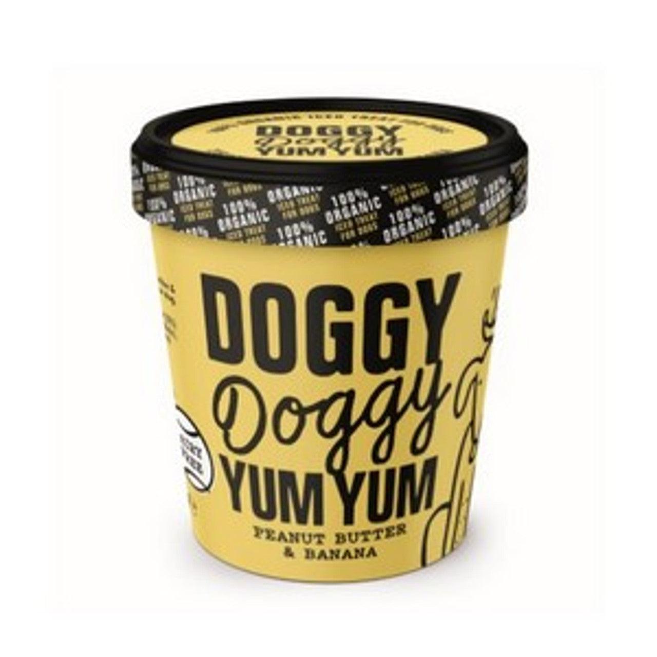 Doggy Doggy Yum Yum - Organic, Vegan Iced Treat for Dogs Peanut Butter & Banana | Luxury Home Accessories | Heulog Glow