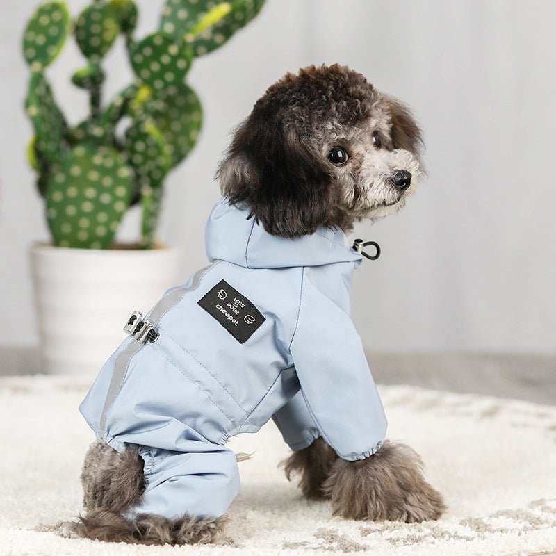 Dogs all-inclusive waterproof hooded raincoat | Luxury Home Accessories | Heulog Glow