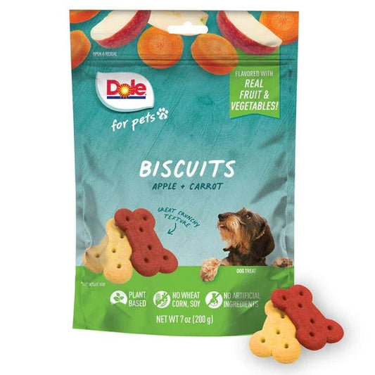 Dole Dog Biscuits Apple & Carrot Assorted Bag 198g | Luxury Home Accessories | Heulog Glow