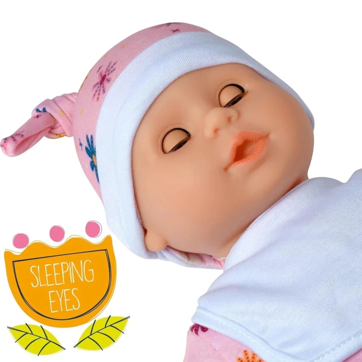 Dolls World Little Treasure White Baby Girl 38cm | Luxury Home Accessories | Heulog Glow