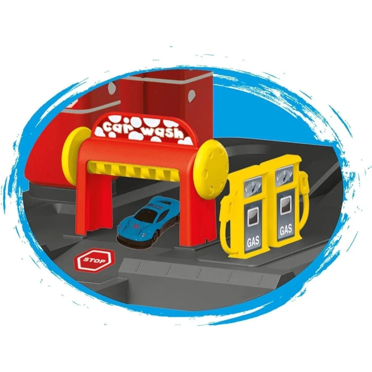 Dolu 3 Level Garage with Lift Playset | Luxury Home Accessories | Heulog Glow