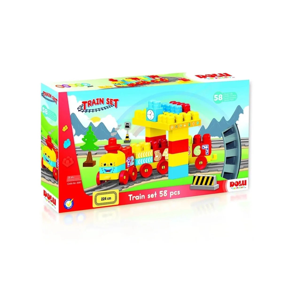 Dolu My First Train Set 58 pcs | Luxury Home Accessories | Heulog Glow