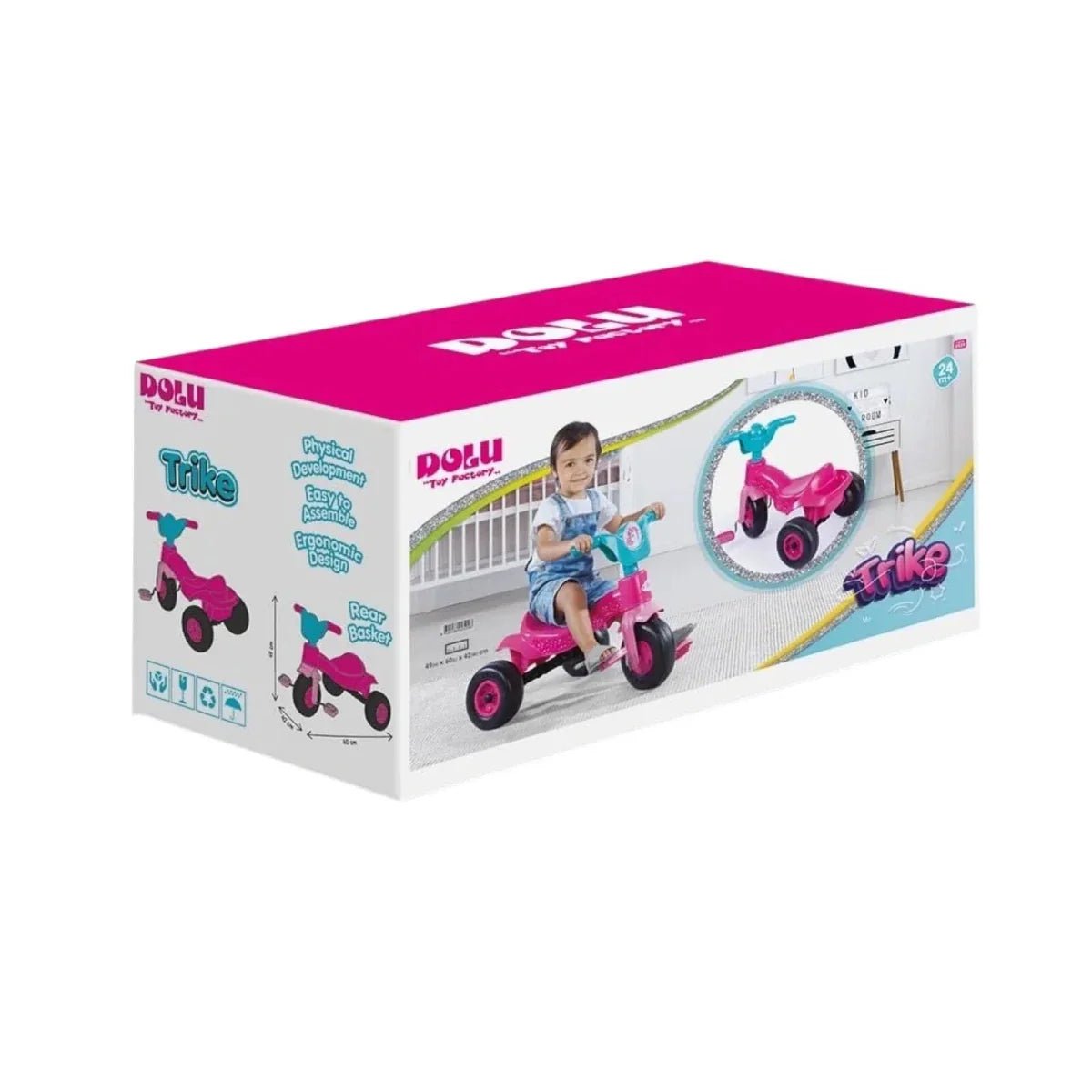 Dolu My First Unicorn Trike – Pink | Luxury Home Accessories | Heulog Glow