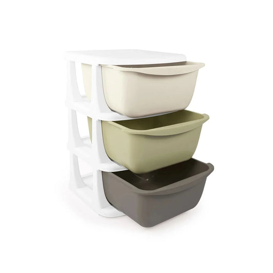 Dolu Nuve Multi-Purporse Organiser with 3 Drawers | Luxury Home Accessories | Heulog Glow