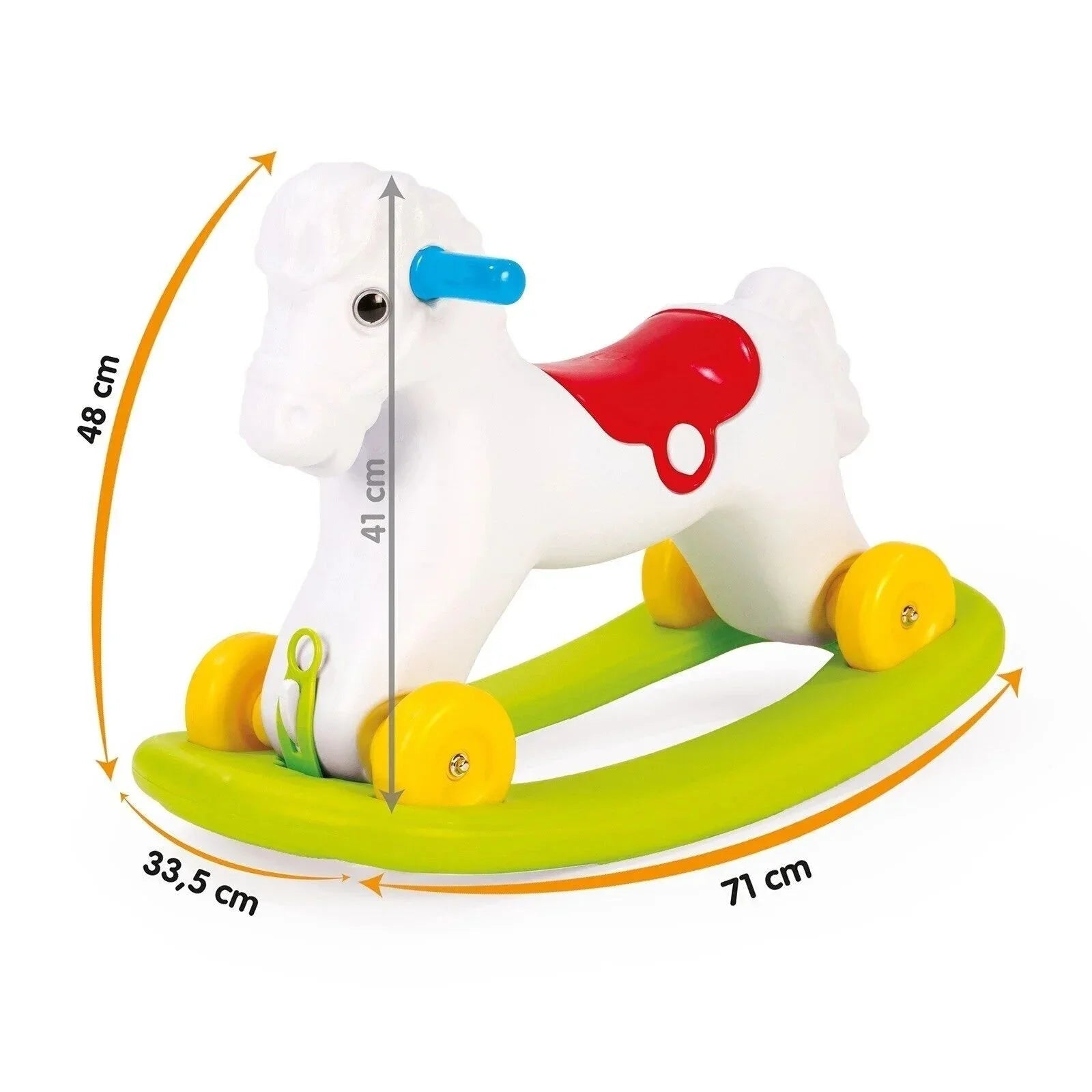 Dolu Rocking Horse with Wheels | Luxury Home Accessories | Heulog Glow