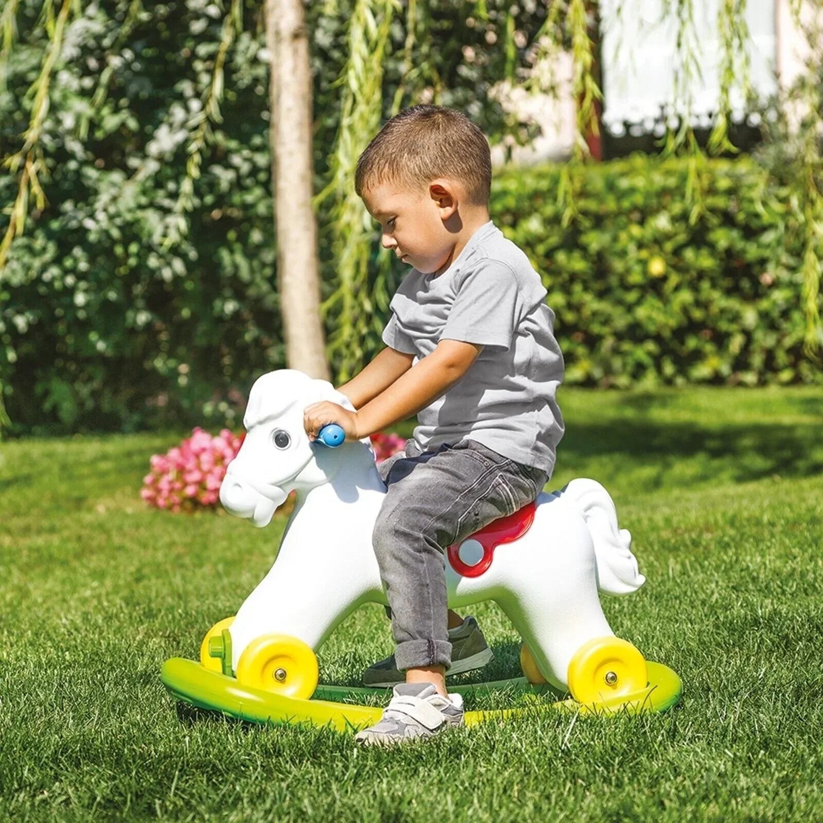 Dolu Rocking Horse with Wheels | Luxury Home Accessories | Heulog Glow