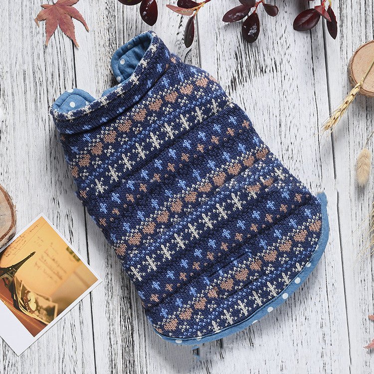 Double-sided Casual Polka-dot Knitted Vest Dog Clothes | Luxury Home Accessories | Heulog Glow