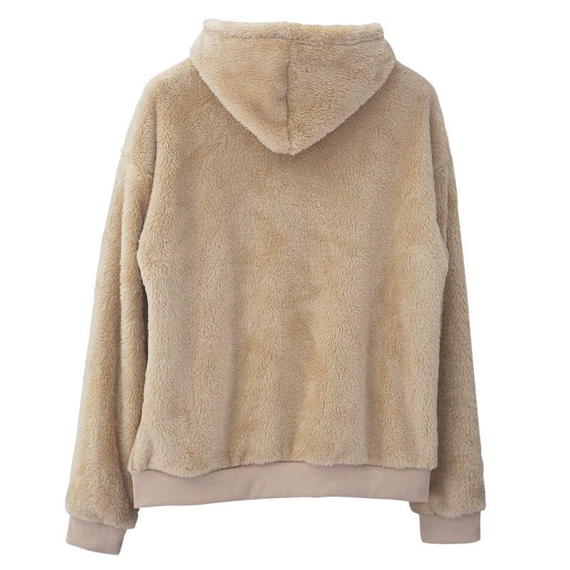 Double-sided Velvet Hooded Sweater Men's Plush Sweatshirt With Pockets | Luxury Home Accessories | Heulog Glow