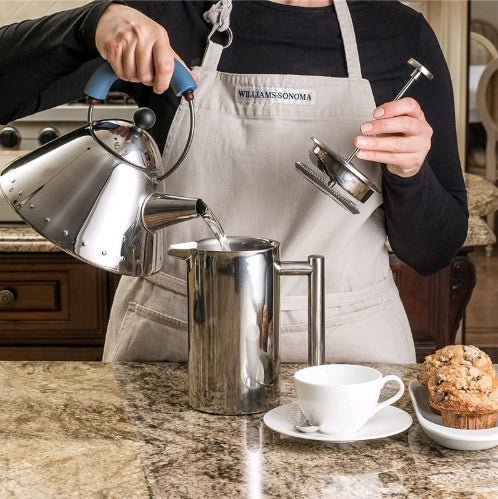 Double Stainless Steel Coffee Pot French Coffee Press Pot Insulation Pot Tea Maker Pressure Pot | Luxury Home Accessories | Heulog Glow