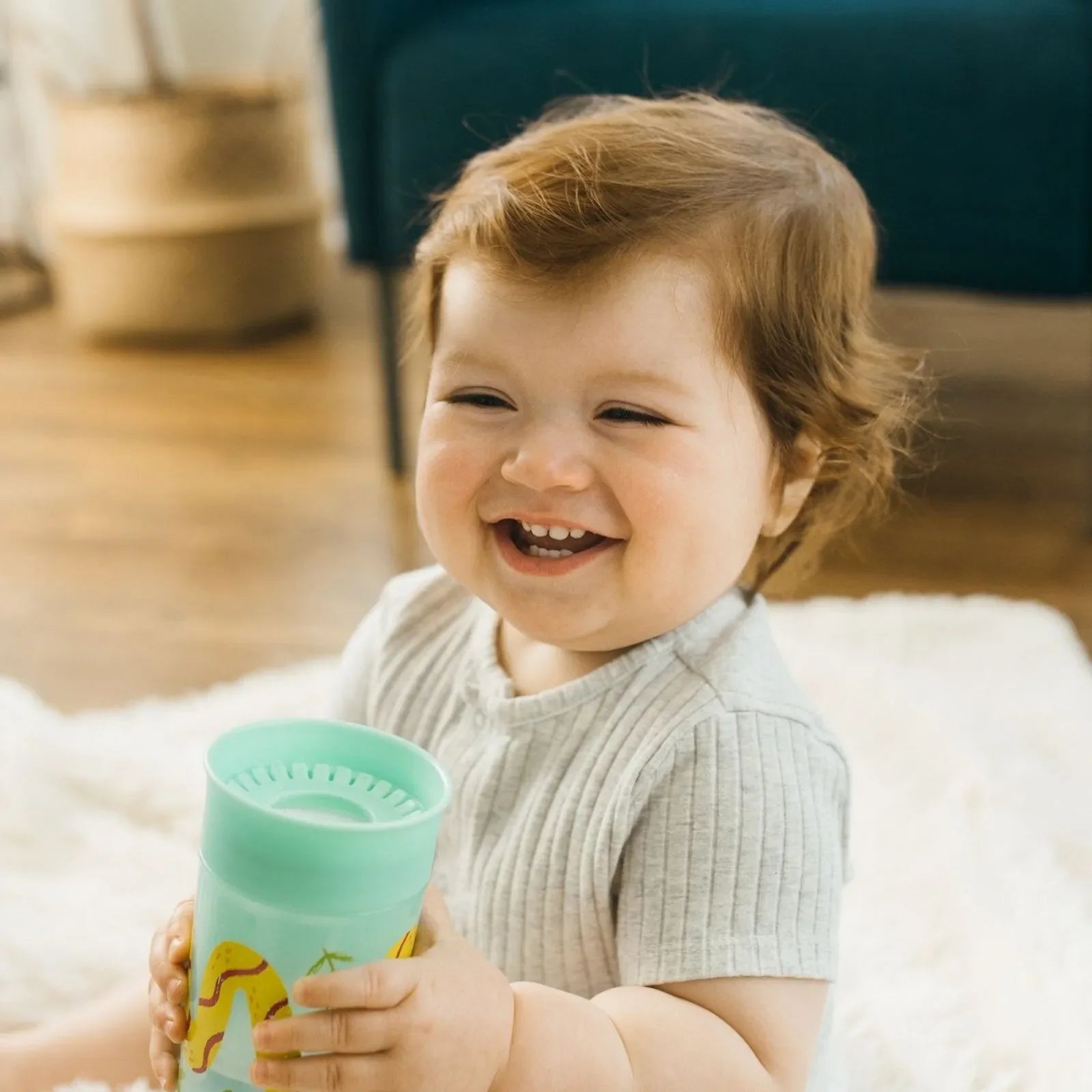 Dr. Brown's Milestones Cheers 360 Cup 300ml - Green | Luxury Home Accessories | Heulog Glow