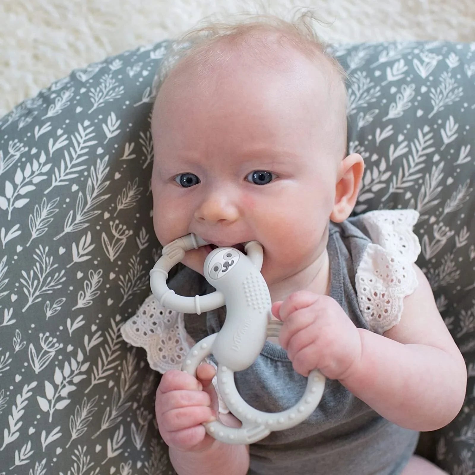 Dr. Brown's Sloth Long Limbed Teether 3+ months - Blue | Luxury Home Accessories | Heulog Glow