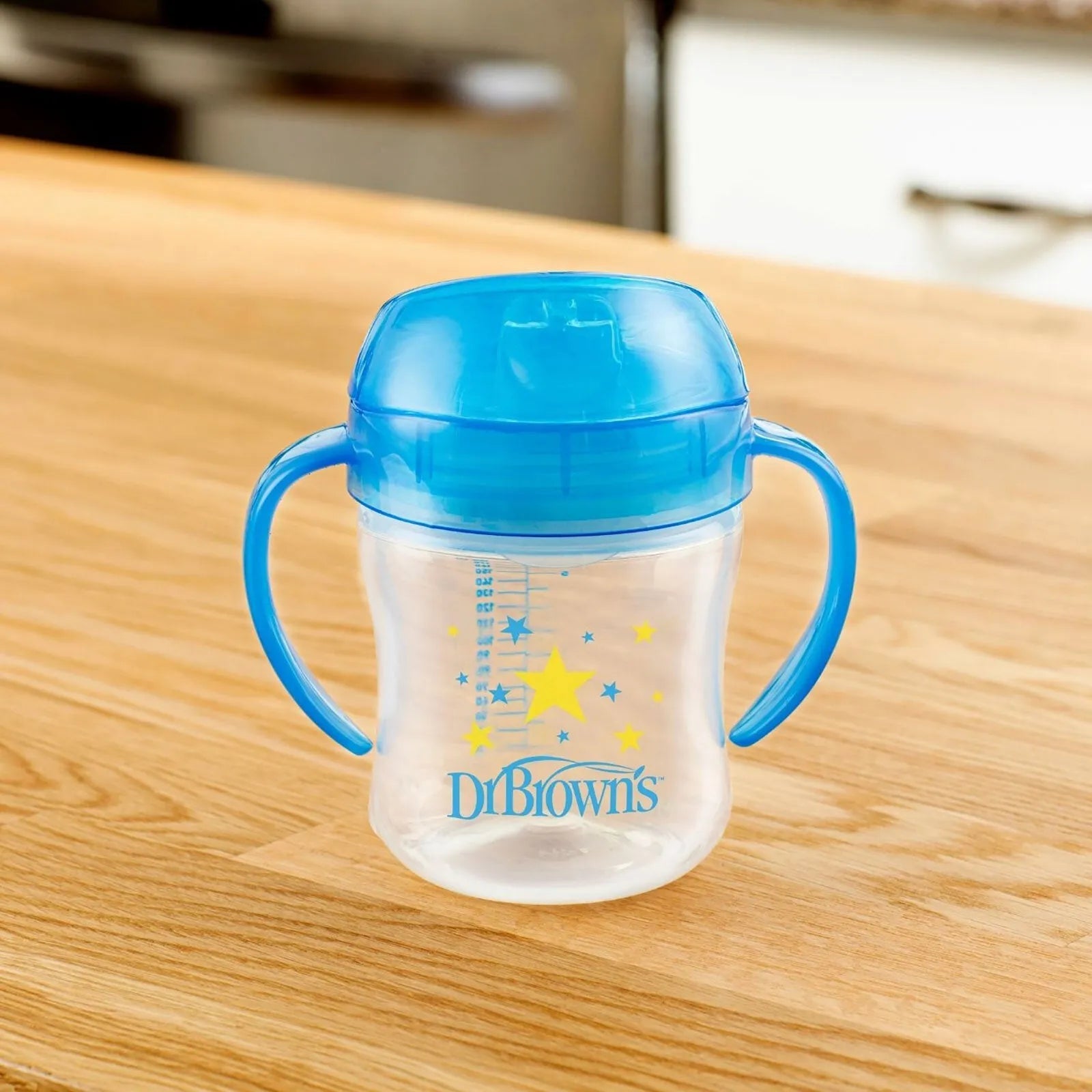 Dr. Brown's Soft Mouth Transition Cup 180ml - Blue | Luxury Home Accessories | Heulog Glow