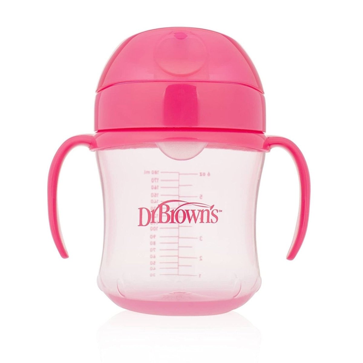 Dr. Brown's Soft Mouth Transition Cup 180ml - Pink | Luxury Home Accessories | Heulog Glow