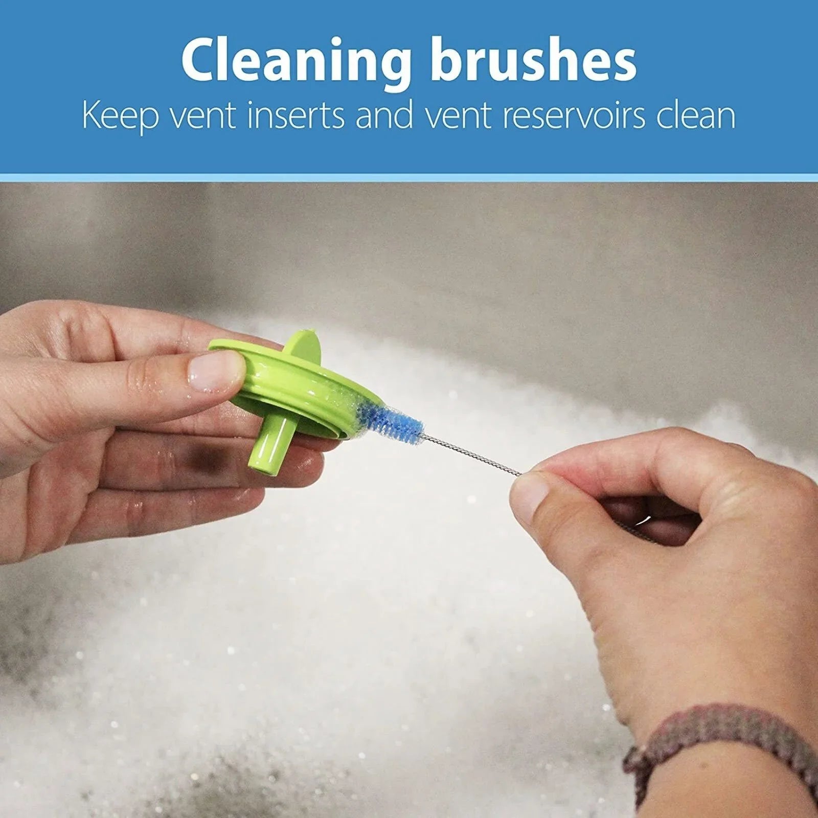 Dr. Brown's Thin Vent Cleaning Brushes 4 pcs | Luxury Home Accessories | Heulog Glow